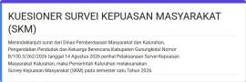 KUESIONER SURVEI KEPUASAN MASYARAKAT (SKM)